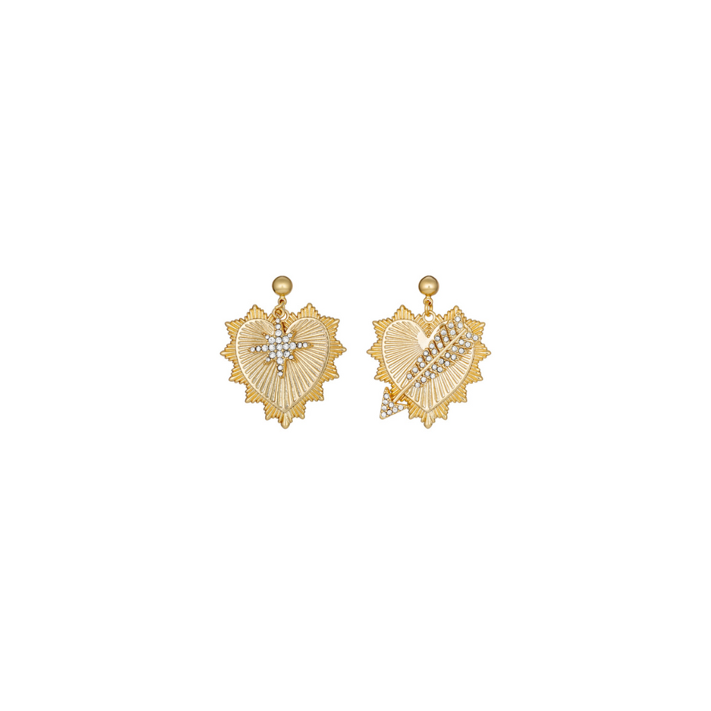 Kitte Amour Earrings Gold