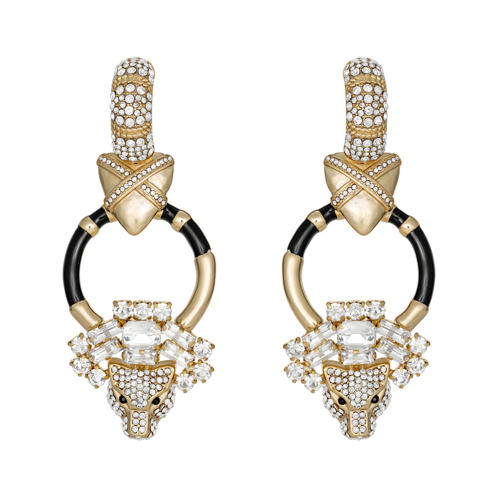 Kitte Panthera Jewel Earrings Gold