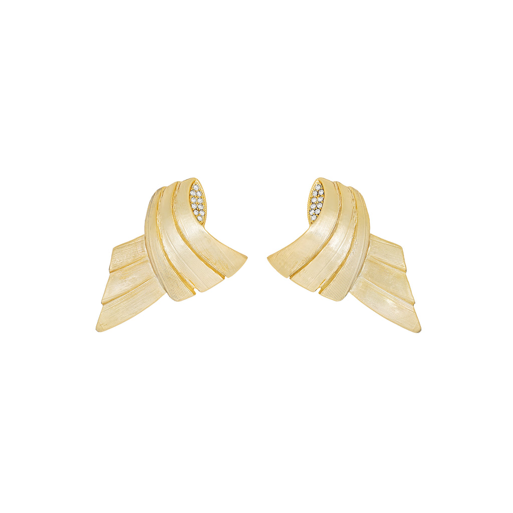 Kitte Folio Earrings Gold
