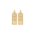 Kitte Column Earrings Gold