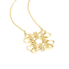 Kitte Monogram Necklace in Gold