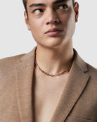 Heirloom Necklace Gold worn by model