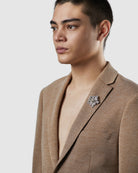 Kitte The Astor Pin Silver worn by model