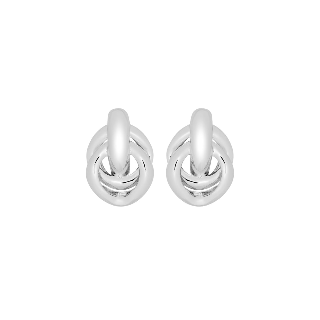 Kitte Network Earrings Silver