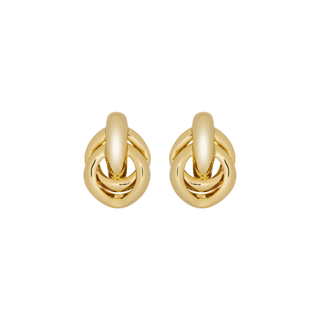Kitte Network Earrings Gold