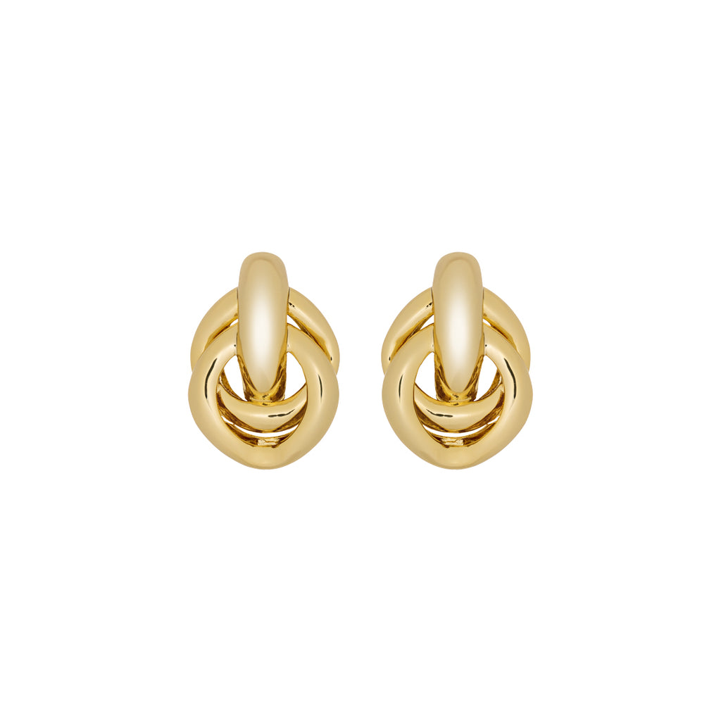 Kitte Network Earrings Gold