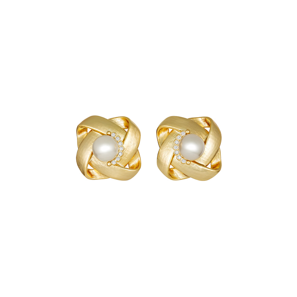Kitte Vanity Earrings Gold