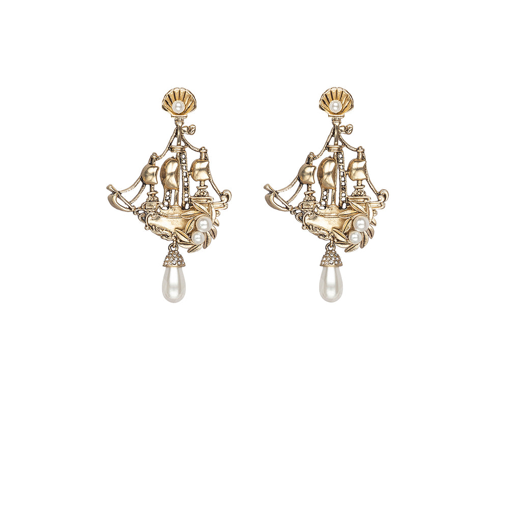 Kitte Bon Voyage earrings gold