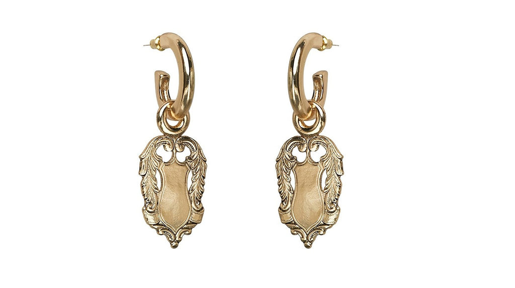 Kitte Amulet earrings gold