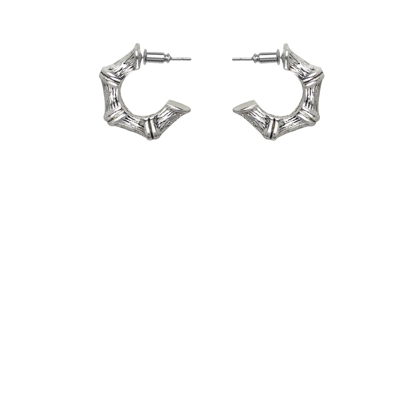 Kitte Bambu earrings silver