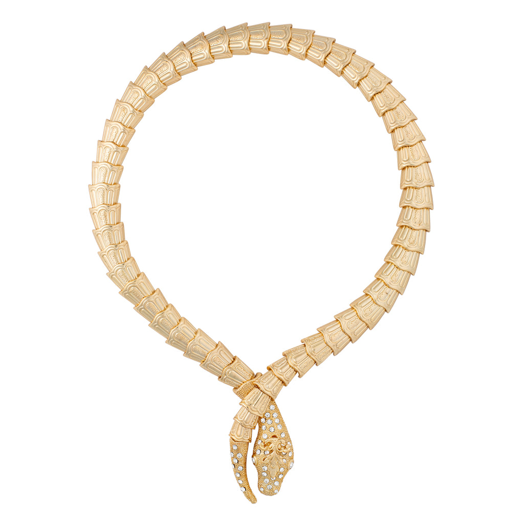 Kitte Serpent Necklace Gold