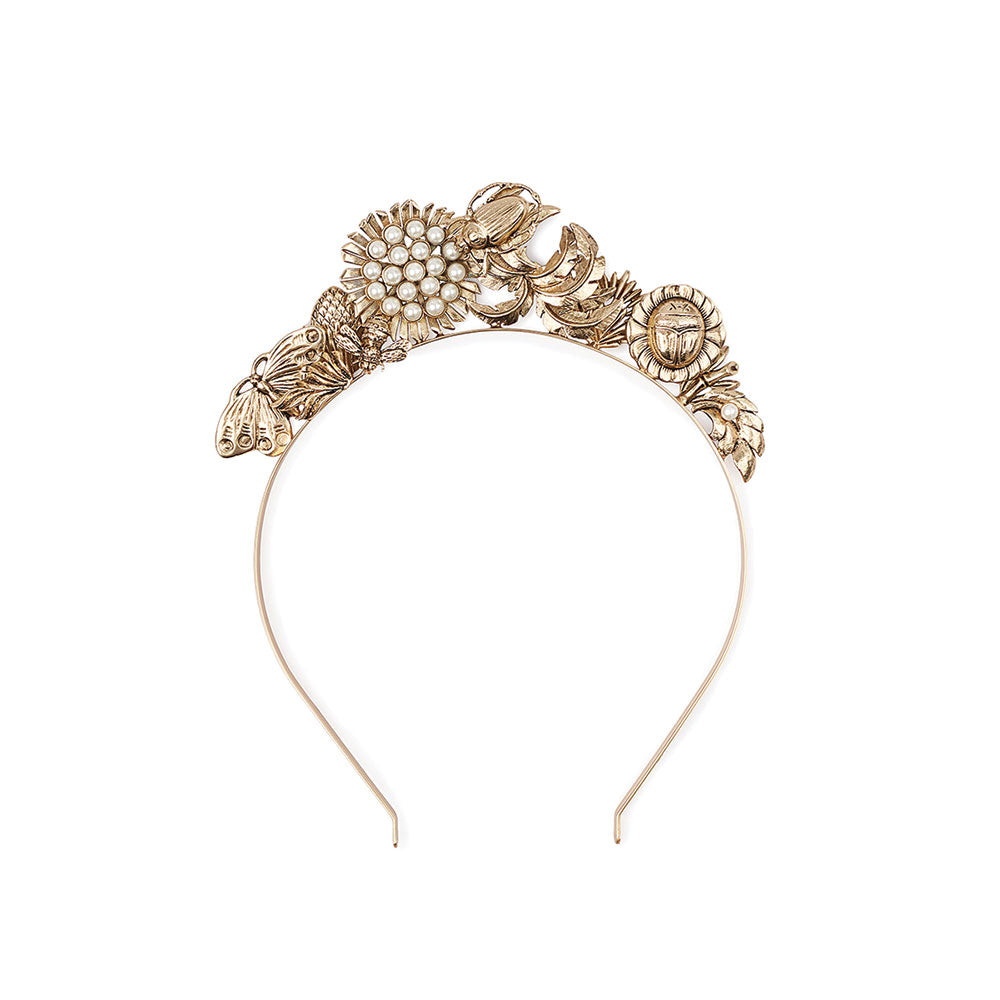 Kitte Mariposa Headpiece Gold